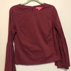 Burgundy Blouse